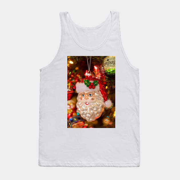 Old Santa Claus Ornament Tank Top by photogarry